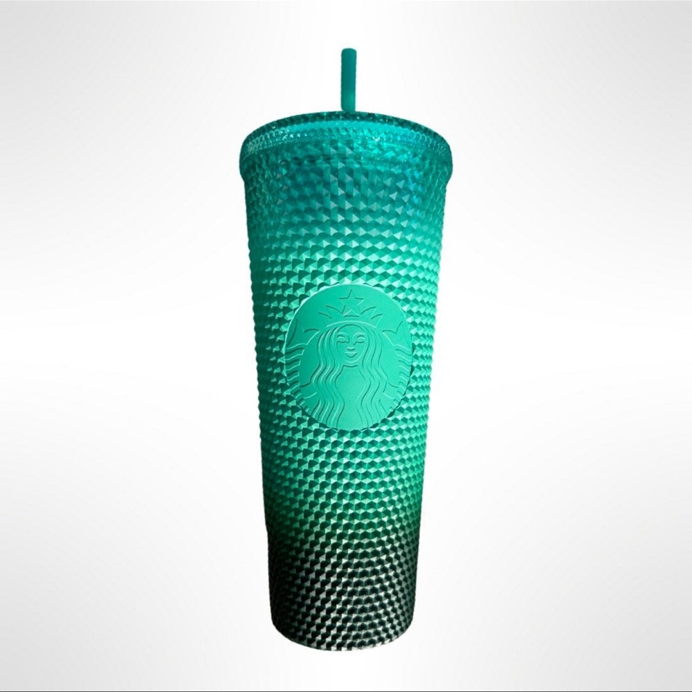 NEW Starbucks Mint Green Gradient Studded Tumbler Venti 24oz